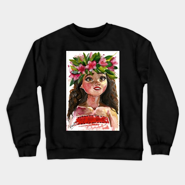 Flower crown Crewneck Sweatshirt by aasilee